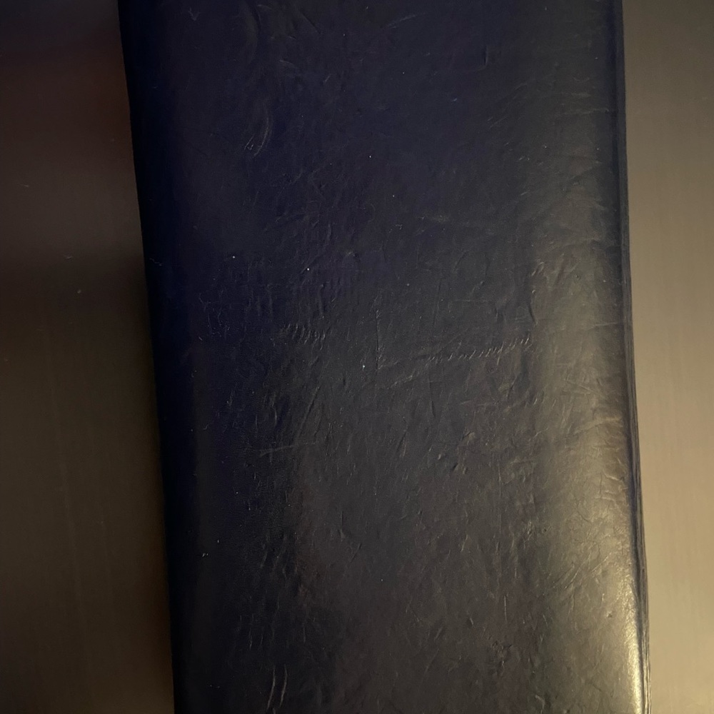 YSL Distressed Leather Chain Wallet - Authentic - Picture 2 of 10